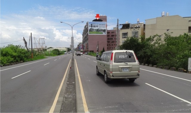 N-0612A壁面廣告塔-台南市永康區永安路237號-歷史博物館、中國醫藥大學、中信貴田酒店廣告版面