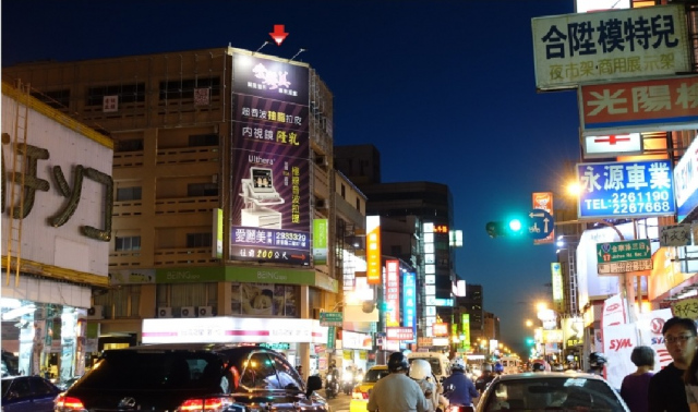 N-0682鐵架廣告塔-台南市中西區府前路二段185號-台南市政府、移民署、生活美學館、安平廣告看板